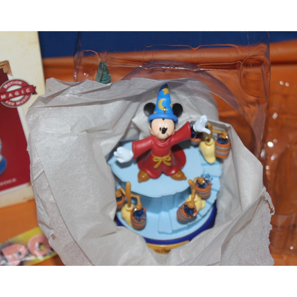 Hallmark Keepsake Magic Music Disney The Sorcerer's Apprentice Holiday Ornament - Picture 1 of 3